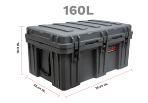 Roam Rugged Case 160L, Black  • ROAM-CASE-160L-BLK-LL