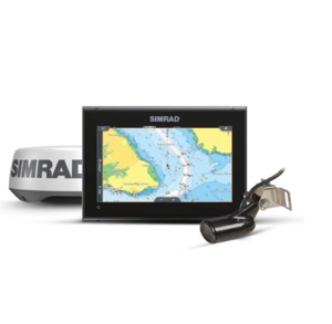 Simrad GO9 XSE with HDI Transducer, HALO20 Radar and C-MAP Discover Chart  • 000-16294-001