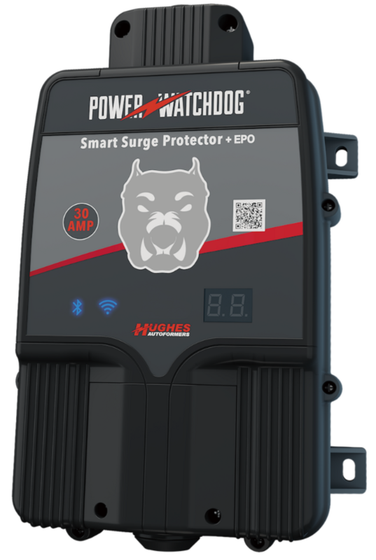 Hughes 30A Gen II Power Watchdog RV Surge Protector, Hardwired • PWD30EPOHW