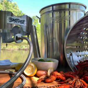 Bayou Classic 44-Quart Stainless Steel Outdoor Propane Gas Boil/Steam Cooker Kit  • KDS-144