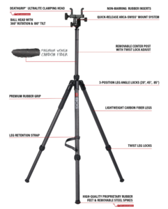 Bog DeathGrip Sherpa Lightweight Tripod • 1168229