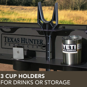 Texas Hunter Products 5' x 7' Wrangler Camo Hunting Blind with Combo Bow/Rifle Windows & Ground Legs • G7 COMBO-XL G