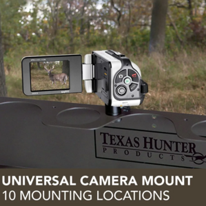 Texas Hunter Products 5' x 7' Wrangler Camo Hunting Blind with Combo Bow/Rifle Windows & Ground Legs • G7 COMBO-XL G