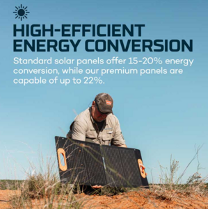 NEBO Reliance 100W Solar Panel • NEB-ACC-0001
