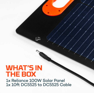 NEBO Reliance 100W Solar Panel • NEB-ACC-0001