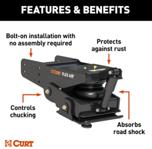 Curt L05 Flex Air Pin Box - 18,000 lbs  • 328492
