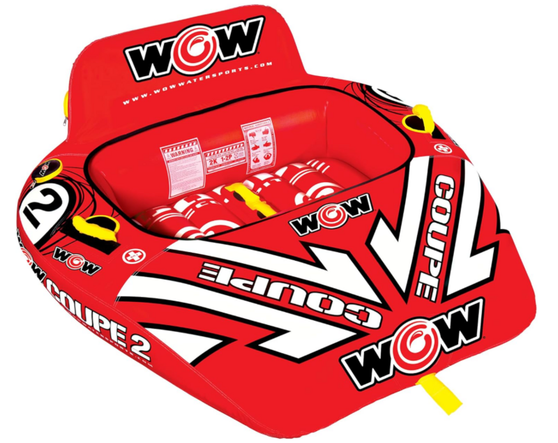 WOW Watersports 2-Person Coupe Cockpit Towable Tube  • 15-1030