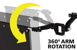 Rock Tamers Mudflap System, Matte Black w/ SS Trim Plates for 2.5