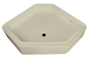 Specialty Recreation Shower Pan, Neo Angle, 34