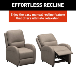 Thomas Payne Signature RV Pushback Recliner - Driftwood • 2024044213