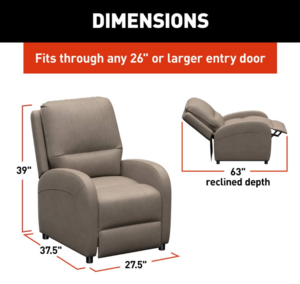 Thomas Payne Signature RV Pushback Recliner - Driftwood • 2024044213