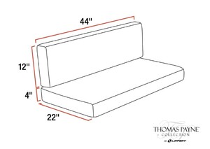 Thomas Payne RV Dinette Cushions - 44