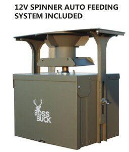 Boss Buck 600-lb Automatic Feeder with 12V Spinner • BB-1.6.A