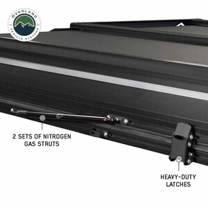 Overland Vehicle Systems XD Everest Cantilever Aluminum Hard Shell Roof Top Tent, Blue Body & Black Rainfly  • 18489902