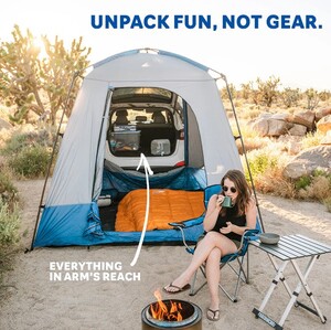Napier Sportz SUV 5-Person Tent, 9'x9', Blue and Grey  • 82000