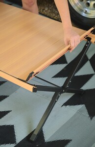 Kuma Outdoor Gear Camp Crew Coffee Table - Bamboo/Black  • 889-KM-CCCT-BAM
