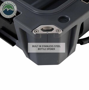 Overland Vehicle Systems D.B.S. - Dark Grey 169 QT Dry Box with Wheels, Drain, and Bottle Opener  • 40100031