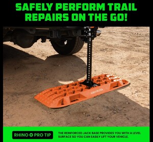 Rhino USA Recovery Traction Boards, Pair, Orange  • RG-TB42X13-ORG