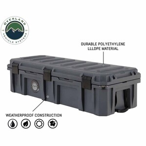 Overland Vehicle Systems D.B.S. - Dark Grey 117 QT Dry Box With Drain and Bottle Opener  • 40100021