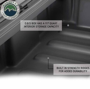 Overland Vehicle Systems D.B.S. - Dark Grey 117 QT Dry Box With Drain and Bottle Opener  • 40100021