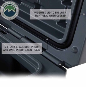 Overland Vehicle Systems D.B.S. - Dark Grey 95 QT Dry Box With Drain and Bottle Opener  • 40100011