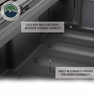 Overland Vehicle Systems D.B.S. - Dark Grey 95 QT Dry Box With Drain and Bottle Opener  • 40100011