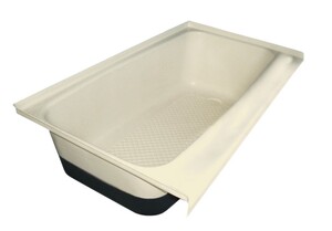 Icon RV Bath tub Right Hand Drain, Colonial White  • 00483