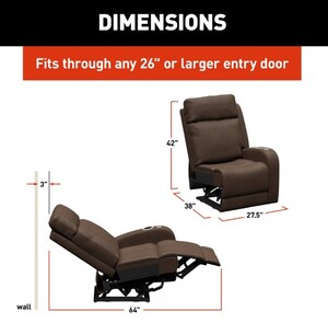 Thomas Payne Signature Seismic Series RV Theater Seating Recliner - Left Arm, Satula  • 2024044193