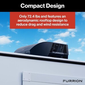 Furrion Chill Cube Variable Speed RV Rooftop Air Conditioner (R32) - 18K BTU, Black, Ducted  • 2024039646