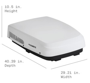 Dometic FreshJet 5 Low-Pro Mechanical 13.5K BTU Rooftop A/C, White  • 9620015924