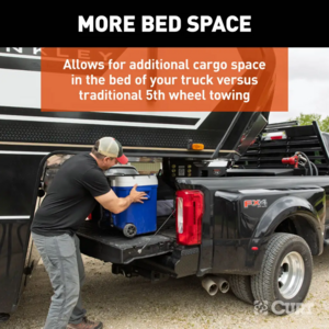 Curt Helux Coil-Spring Gooseneck Pin Box 3200lb Pin Weight 20,000lb Capacity  • 2024044576