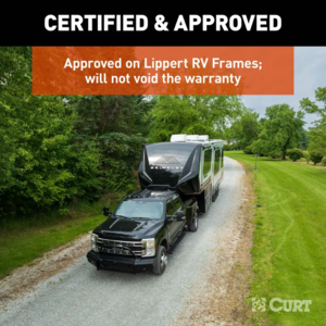 Curt Helux Coil-Spring Gooseneck Pin Box 3200lb Pin Weight 20,000lb Capacity  • 2024044576