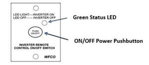 WFCO Remote Control For WF-5110H Power Inverter  &bull; WF-5100-RM